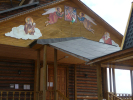 Иконы на фасаде Храма