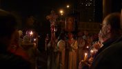 Светлое Христово Воскресение, 20 апреля 2014 года. Ночное богослужение. Крестный ход.