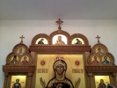 Новый киот в часовне в честь иконы Божией Матери "Неупиваемая Чаша".