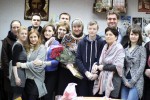Поздравление казначея храма, Татьяны Алексеевны Кудиновой, с днем рождения