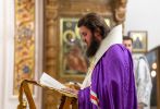 Епископ Фома совершил Таинство Елеосвящения в храме иконы Божией Матери «Иерусалимская»